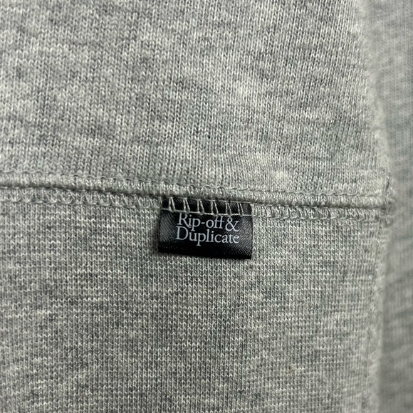 X-Large “Rip Off & Duplicate” Shirting Barrel Cuff Crewneck Sweatshirt Men’s L - Picture 4 of 9